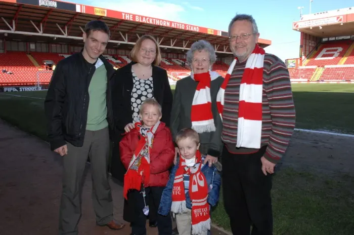 Framed Print : Four Generations of Bristol City Football Club Fans: A Family Tradition at Ashton Gate (Bristol City vs Hull City) Framed Print : Four Generations of Bristol City Football Club Fans: A Family Tradition at Ashton Gate (Bristol City vs Hull City)