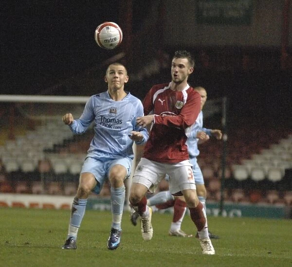 George Boon in Action: Bristol City U18s vs Manchester City U18s