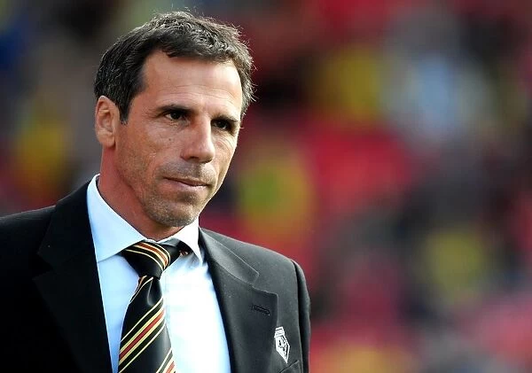 Gianfranco Zola Leads Watford in Championship Clash against Bristol City, September 2012