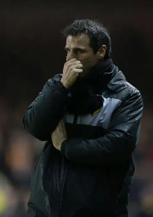 Framed Print : Gianfranco Zola's Disappointment: Bristol City Humble Watford 2-0 Framed Print : Gianfranco Zola's Disappointment: Bristol City Humble Watford 2-0
