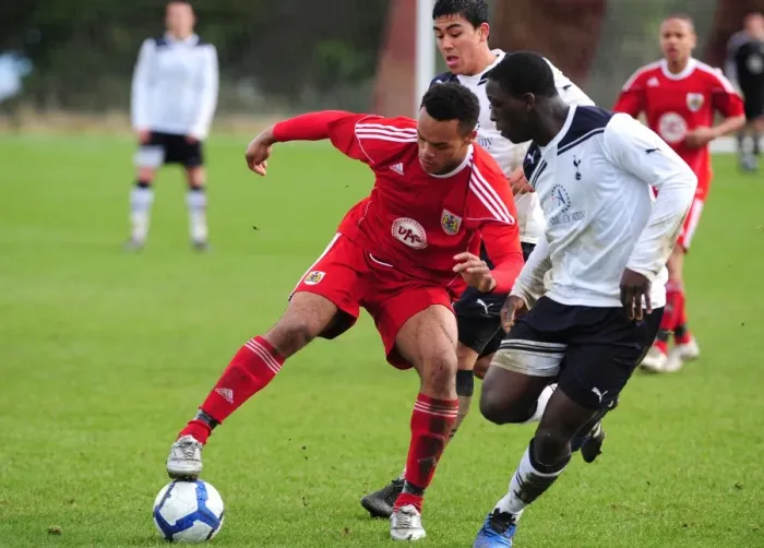 Framed Print : A Glimpse into the Future: Bristol City U18 vs. Tottenham Hotspur U18 - Season 10-11