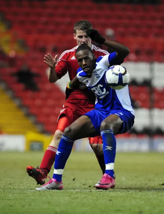 Framed Print : A Glimpse into the Future: U18 Clash - Bristol City vs Birmingham City, Season 10-11