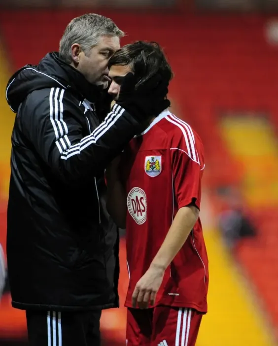 Framed Print : A Glimpse into the Future: U18 Clash - Bristol City vs Birmingham City, Season 10-11