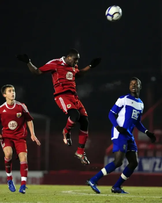 Framed Print : A Glimpse into the Future: U18 Clash - Bristol City vs Birmingham City, Season 10-11