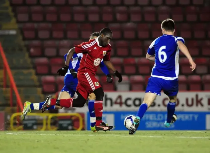 Framed Print : A Glimpse into the Future: U18 Clash - Bristol City vs Birmingham City, Season 10-11