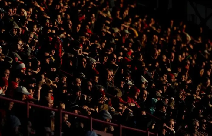 Framed Print : Glowing FA Cup Moment: Bristol City Fans in the Dolman Stand Framed Print : Glowing FA Cup Moment: Bristol City Fans in the Dolman Stand