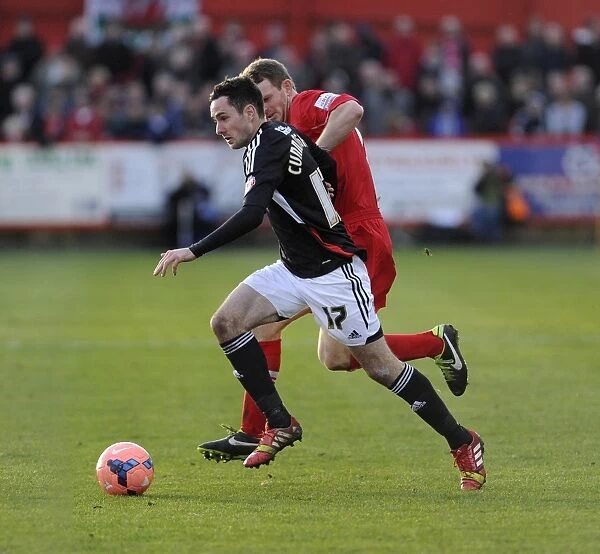 Greg Cunningham in Action: Tamworth vs. Bristol City FA Cup Clash, 08 / 12 / 2013
