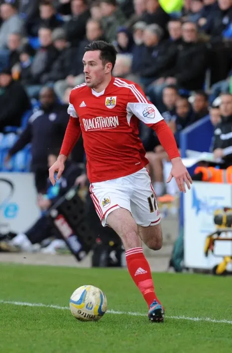 Framed Print : Greg Cunningham of Bristol City in Action against Colchester United, 2014