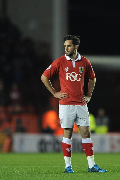 Greg Cunningham's Disappointment: Bristol City vs Bradford City, 2014