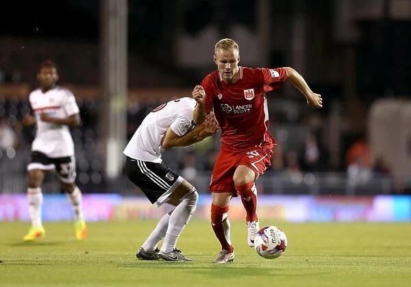 Gustav Engvall Charges Forward: Fulham vs. Bristol City EFL Cup Clash