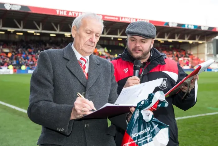 Framed Print : Half Time Draw Announcement at Ashton Gate: Bristol City vs. Cardiff City, Sky Bet Championship (January 14, 2017) Framed Print : Half Time Draw Announcement at Ashton Gate: Bristol City vs. Cardiff City, Sky Bet Championship (January 14, 2017)