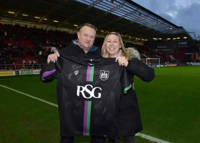 Framed Print : Half Time Draw Winner Celebrates at Ashton Gate: Bristol City vs. Blackburn Rovers, Sky Bet Championship (December 5, 2015)