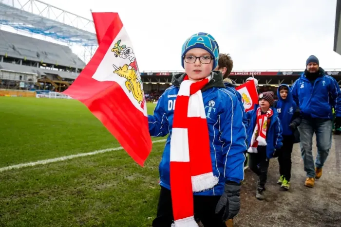 Framed Print : Half Time Parade: Sky Bet Championship - Bristol City vs Birmingham City, Ashton Gate Stadium