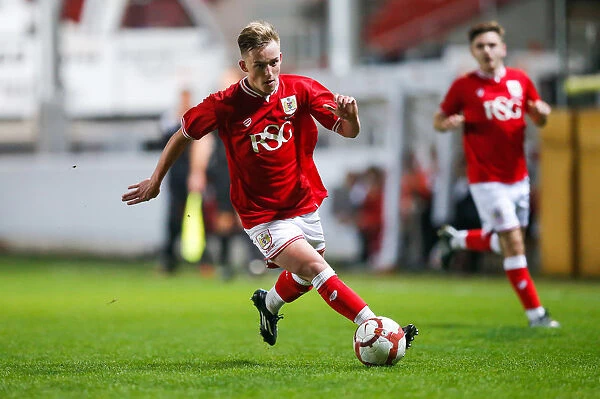 Harvey Moss in Action: FA Youth Cup Third Round - Bristol City U18 vs Cardiff City U18
