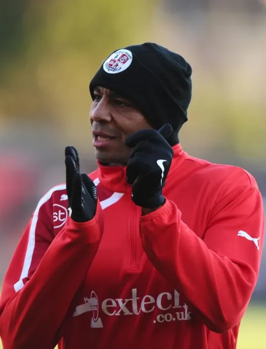 Framed Print : Former Hero's Homecoming: Marvin Elliott's Emotional Return to Ashton Gate with Crawley Town