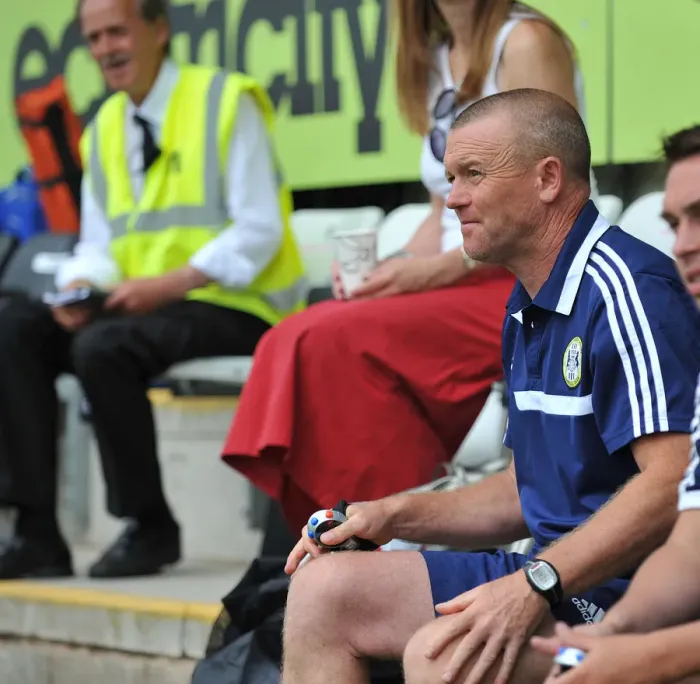 Framed Print : Hockaday vs. Former Team: Forest Green Rovers Manager Faces Bristol City in Preseason Clash