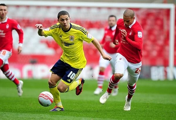 Hogan Ephraim Outsmarts Guedioura: A Pivotal Moment in the Nottingham Forest vs. Bristol City Rivalry (April 2012)