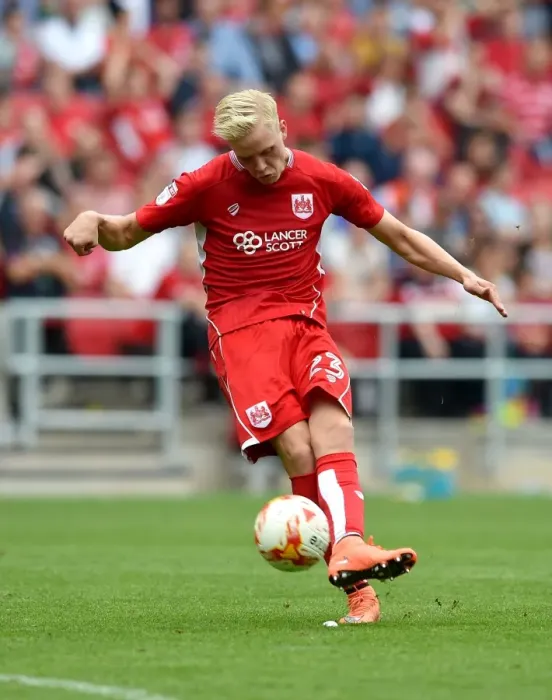Framed Print : Hordur Magnusson Scores Epic Free-Kick: Bristol City vs. Aston Villa, Sky Bet Championship 2016
