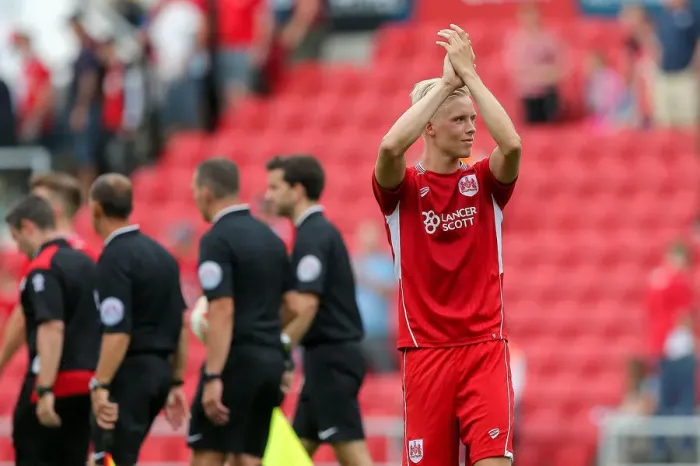 Framed Print : Hordur Magnusson's Debut: A Heartfelt Thank You to Bristol City Fans Framed Print : Hordur Magnusson's Debut: A Heartfelt Thank You to Bristol City Fans