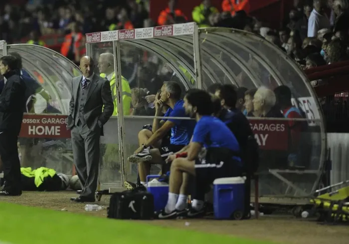 Framed Print : Ian Holloway's Disappointment: Bristol City vs Crystal Palace, 2013 Framed Print : Ian Holloway's Disappointment: Bristol City vs Crystal Palace, 2013