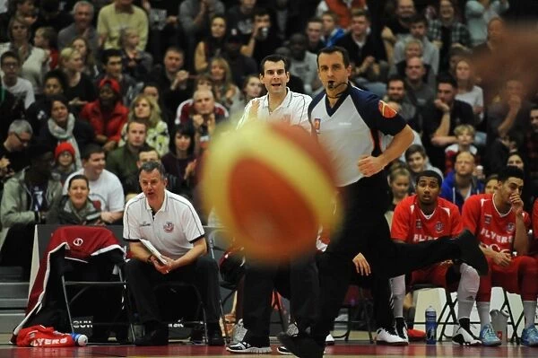 Intense Basketball Moment: Andreas Kapoulas Coaches Bristol Flyers Against Cheshire Phoenix