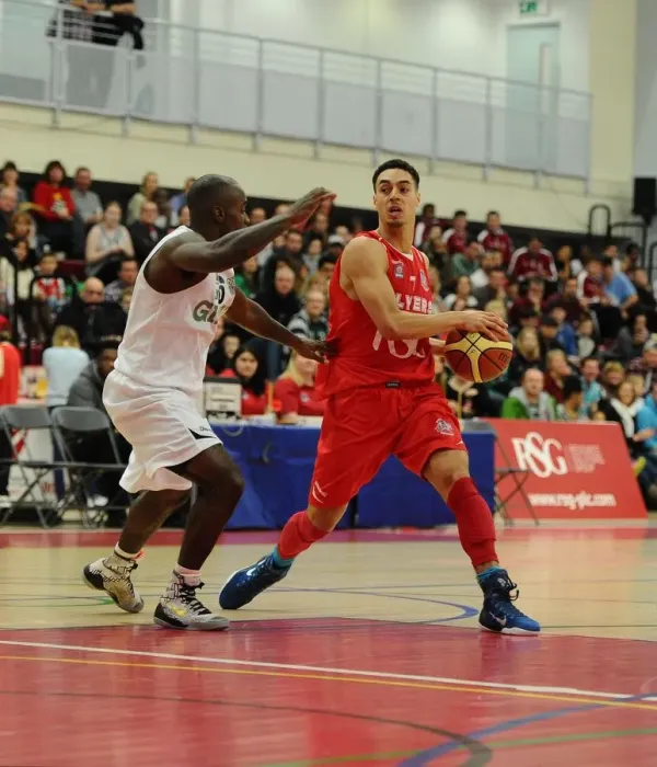 Framed Print : Intense Basketball Rivalry: Flyers vs. Giants at SGS Wise Campus