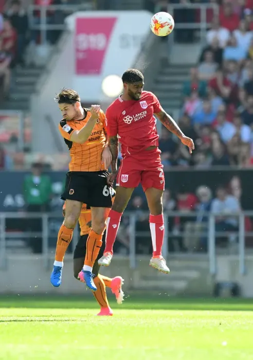 Framed Print : Intense Battle: Mark Little vs. Ben Marshall - Bristol City vs. Wolverhampton Wanderers Framed Print : Intense Battle: Mark Little vs. Ben Marshall - Bristol City vs. Wolverhampton Wanderers