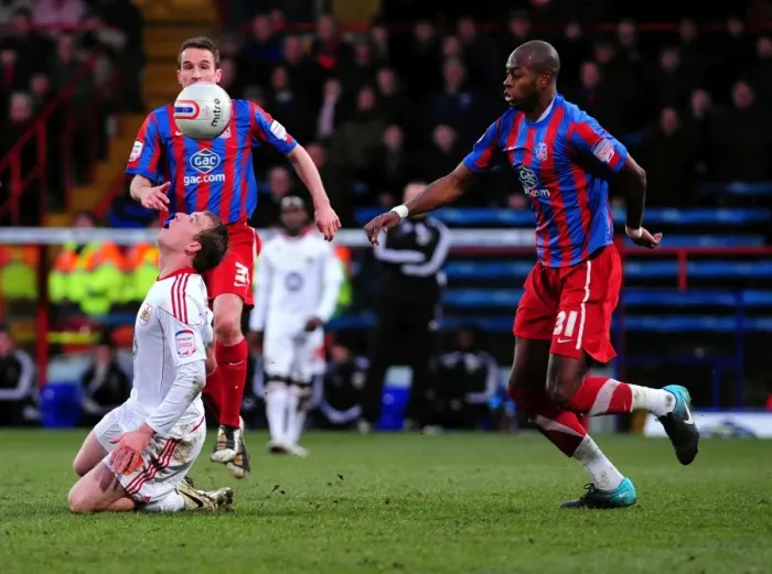 Framed Print : Intense Championship Clash: David Clarkson vs. Anthony Gardner - A Battle for Supremacy at Selhurst Park, 2011 Framed Print : Intense Championship Clash: David Clarkson vs. Anthony Gardner - A Battle for Supremacy at Selhurst Park, 2011
