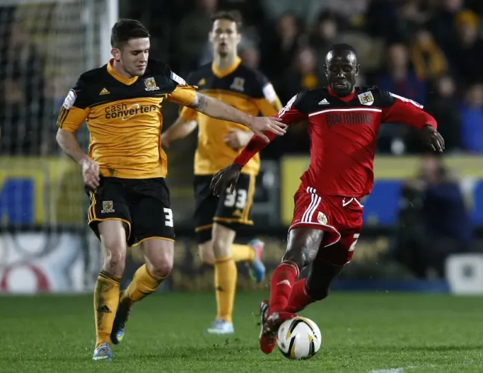 Framed Print : Intense Championship Showdown: Adomah vs. Brady - Hull City vs. Bristol City, 2013 Framed Print : Intense Championship Showdown: Adomah vs. Brady - Hull City vs. Bristol City, 2013