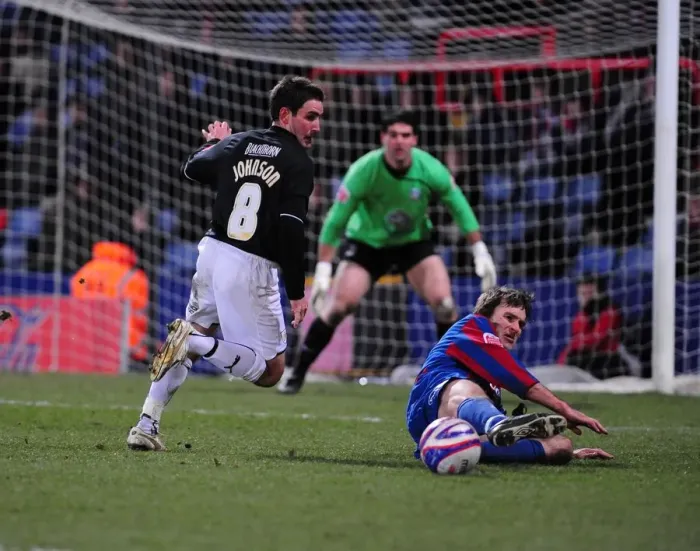 Framed Print : Intense Championship Showdown: Johnson vs. Lawrence - Crystal Palace vs. Bristol City, 09 / 03 / 2010