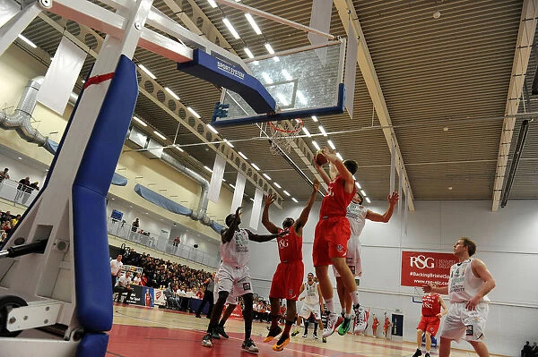 Intense Clash: Bristol Flyers vs. Plymouth Raiders in the British Basketball Cup