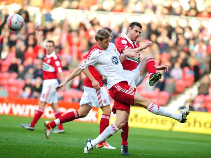 Framed Print : The Intense Football Rivalry: Middlesbrough vs. Bristol City - Season 10-11 Framed Print : The Intense Football Rivalry: Middlesbrough vs. Bristol City - Season 10-11