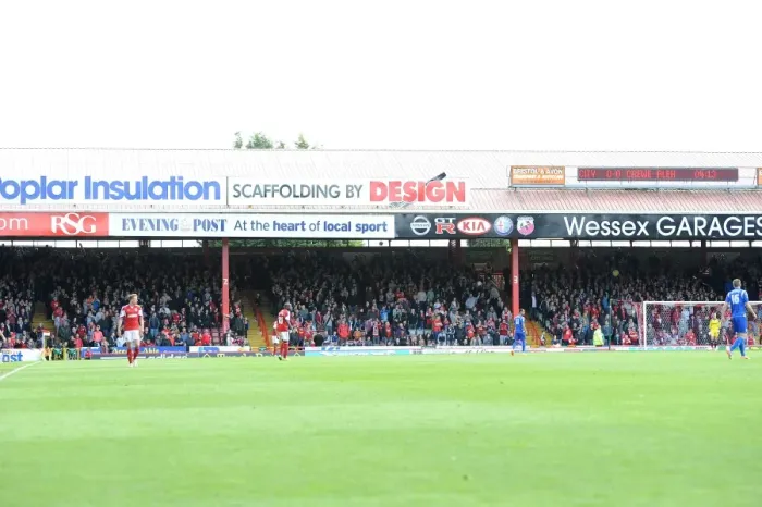 Framed Print : Intense League One Showdown: Bristol City vs. Crewe at Ashton Gate