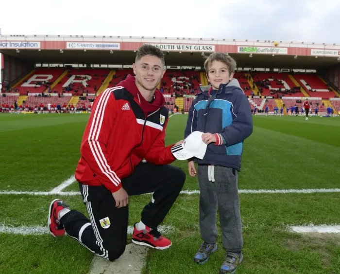 Framed Print : Intense Moment at Ashton Gate: Bristol City vs Oldham Athletic, Sky Bet League One (November 2013)