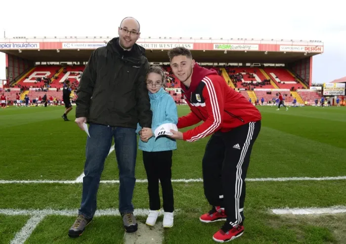 Framed Print : Intense Moment at Ashton Gate: Sky Bet League One Showdown Between Bristol City and Oldham Athletic (November 2013)