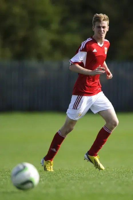 Framed Print : Intense Moment: Harry Paice Shines for Bristol City U18 Against Brighton & Hove Albion U18, October 5, 2013