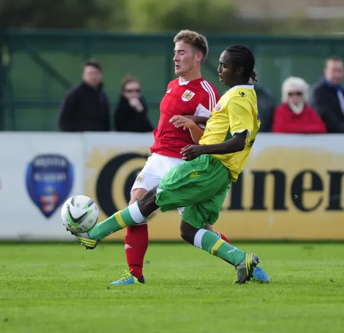 Framed Print : Intense Rivalry: Bristol City U18s vs Sheffield United U18s Football Clash