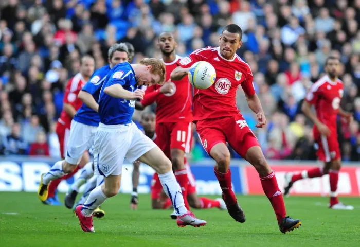 Framed Print : Intense Rivalry: Burke vs. Caulker in the Npower Championship Clash at Cardiff City Stadium (October 16, 2010) Framed Print : Intense Rivalry: Burke vs. Caulker in the Npower Championship Clash at Cardiff City Stadium (October 16, 2010)