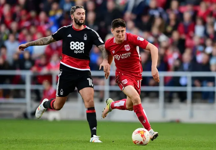 Framed Print : Intense Rivalry: Callum O'Dowda vs. Henri Lansbury at Ashton Gate Framed Print : Intense Rivalry: Callum O'Dowda vs. Henri Lansbury at Ashton Gate