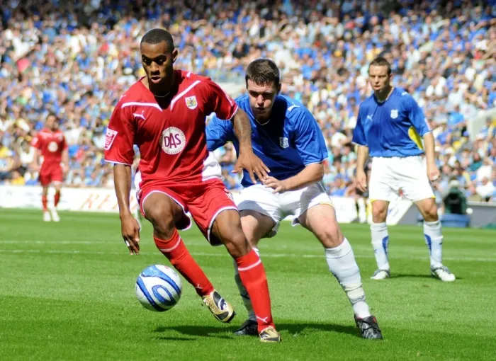 Framed Print : The Intense Rivalry: Cardiff vs. Bristol City - Season 09-10 Football Match: Clash Between the Cities