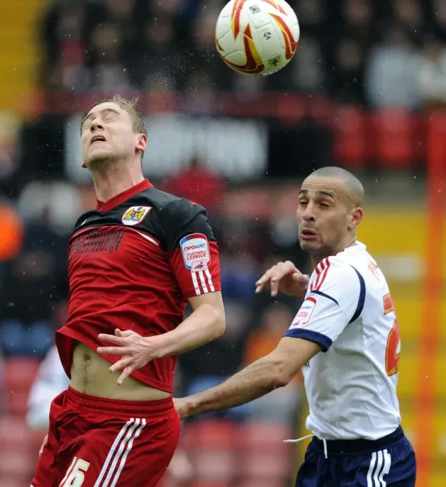 Framed Print : Intense Rivalry: Davies vs. Pratley - Battle for Championship Dominance, April 2013 (Bristol City vs. Bolton Wanderers) Framed Print : Intense Rivalry: Davies vs. Pratley - Battle for Championship Dominance, April 2013 (Bristol City vs. Bolton Wanderers)