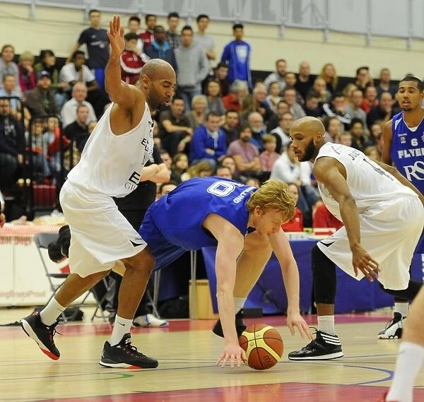 Intense Rivalry: Flyers vs. Eagles Basketball Showdown at SGS Wise Campus (November 2014)
