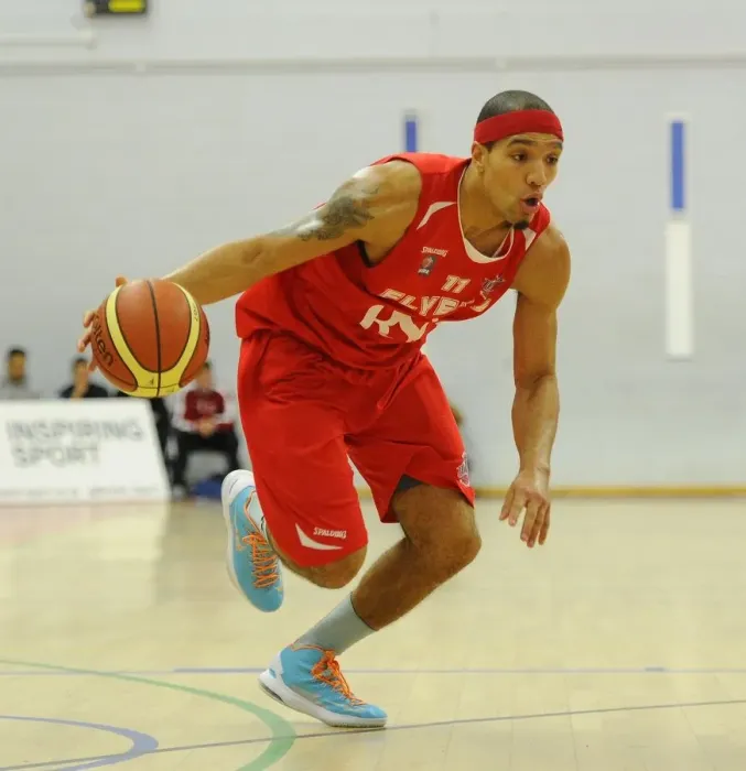 Framed Print : Intense Rivalry: Flyers vs. Surrey United - British Basketball League Showdown