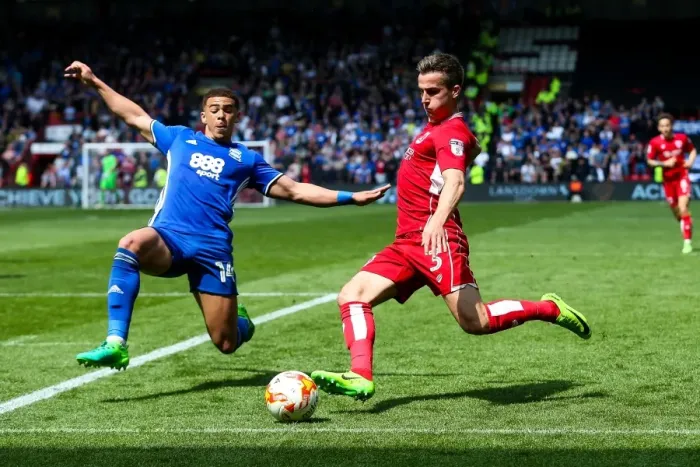 Framed Print : Intense Rivalry: Joe Bryan vs Che Adams - A Hard-Fought Tackle in Bristol City vs Birmingham City Framed Print : Intense Rivalry: Joe Bryan vs Che Adams - A Hard-Fought Tackle in Bristol City vs Birmingham City
