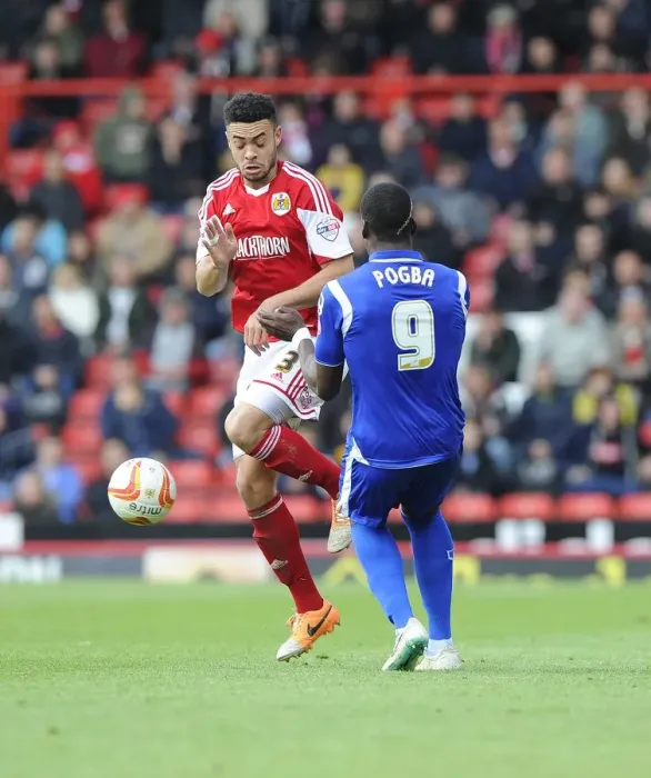 Framed Print : Intense Rivalry: Marlon Pack vs. Mathias Pogba - A Football Battle at Ashton Gate, April 2014 Framed Print : Intense Rivalry: Marlon Pack vs. Mathias Pogba - A Football Battle at Ashton Gate, April 2014