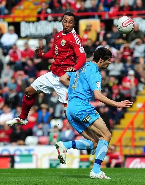 Intense Rivalry: Maynard vs. Friend in the Championship Clash between Bristol City and Doncaster Rovers, April 2011