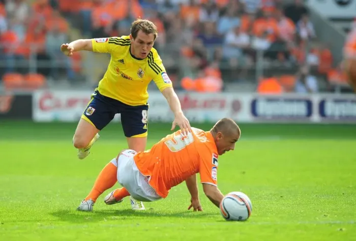 Framed Print : Intense Rivalry: Neil Kilkenny vs. Kevin Phillips - League Cup Battle, October 1, 2011 (Blackpool vs. Bristol City) Framed Print : Intense Rivalry: Neil Kilkenny vs. Kevin Phillips - League Cup Battle, October 1, 2011 (Blackpool vs. Bristol City)