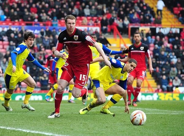 Intense Rivalry: Pearson vs Coke - A Football Battle in the Box, Bristol City vs Sheffield Wednesday