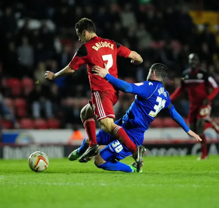 Framed Print : Intense Rivalry: Sam Baldock vs. Paul Robinson Clash, Npower Championship 2013 (Bristol City vs. Birmingham City) Framed Print : Intense Rivalry: Sam Baldock vs. Paul Robinson Clash, Npower Championship 2013 (Bristol City vs. Birmingham City)