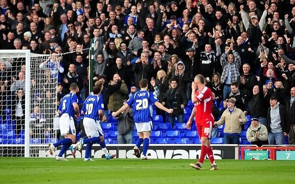 Ipswich Town's Tommy Smith Celebrates Goal Against Bristol City, Portman Road, 2012